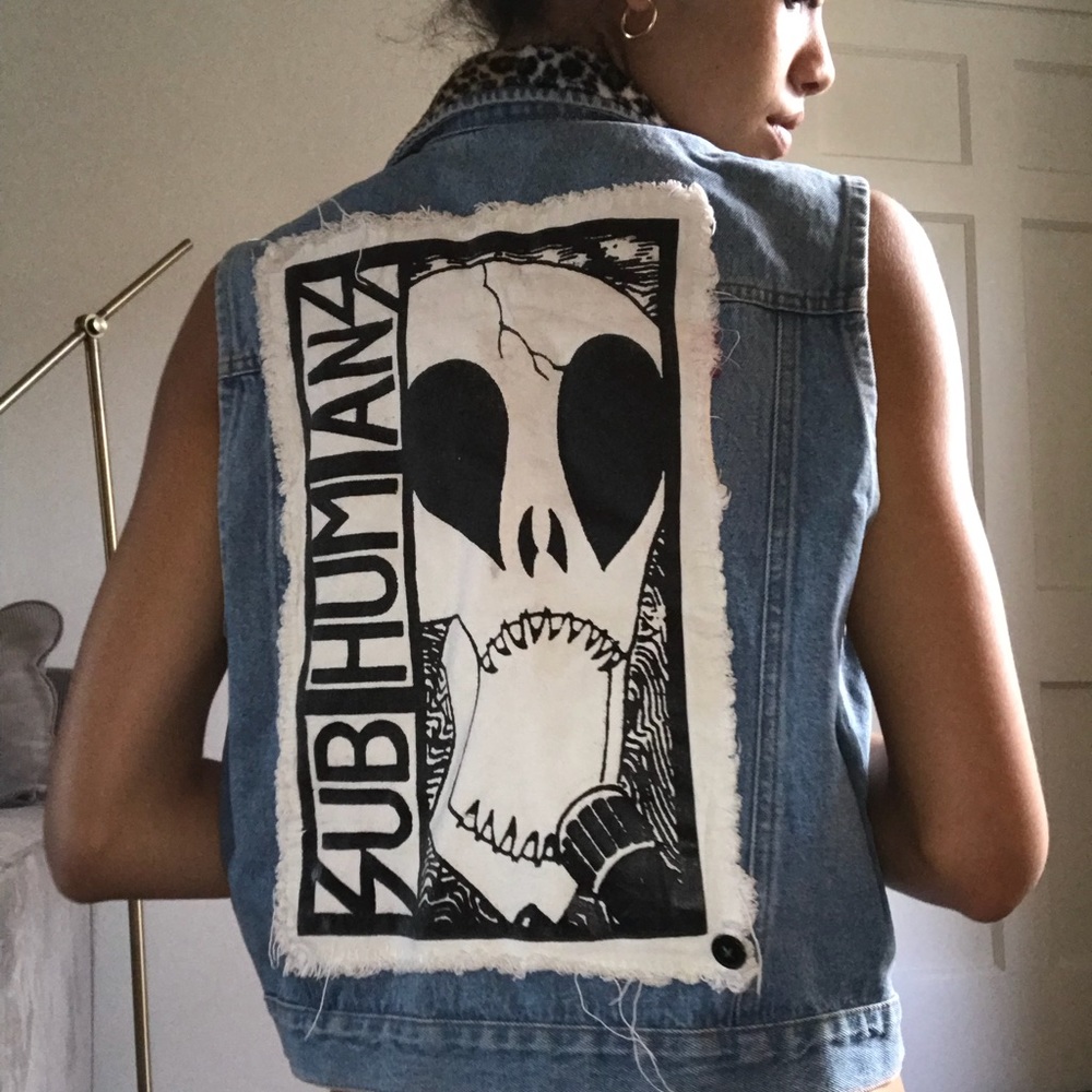 Badass denim vest